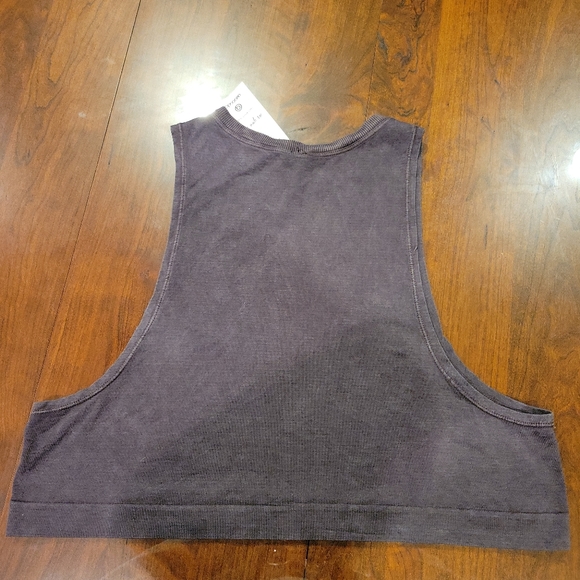 BNWT A By Avocado Black/Grey Seamless Workout Muscle Tank Size M - Picture 5 of 5